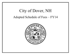FY14 Fee Schedule -Adopted.pdf