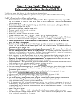 Coed C rule revisions fall 2014