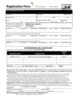 2014Universal Registration Form
