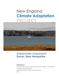 Climate Change Stakeholder Assessment (2014)