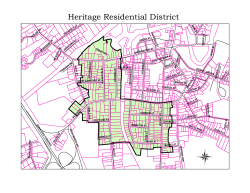 Heritage Residential District Suggested Boundaries (2014)