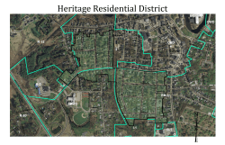 Heritage Residential District Map (2014)