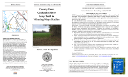 County Farm Cochecho River Loop Trail Brochure (2008)