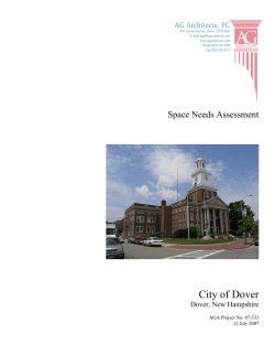 City Hall Space Needs Assessment (2007)