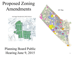 Rezoning Presentation (2015)
