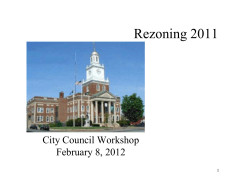 Rezoning Presentation (2011)