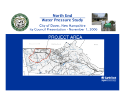 Northend Water Pressure Study (2006)