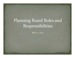 NHOEP Planning Board Orientation (2013)