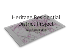 Heritage Zoning Presentation (2014)