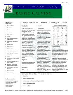 Traffic Calming Explained (2011)