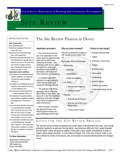 Site Plan Review Explained (2011)