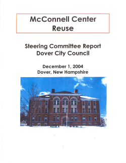 McConnell Center Reuse Report (2004)