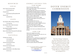 Energy Commission Brochure (2014)