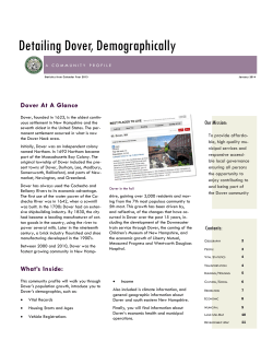 Dover Demographics Report (2014)