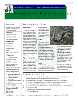 Cochecho Waterfront Development Explained (2013)