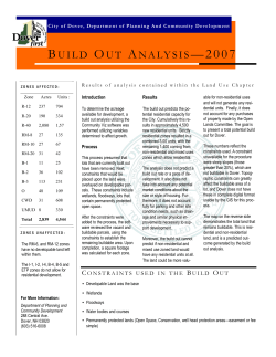 Build Out Analysis (2007)