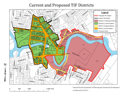 TIF Districts (Downtown and Waterfront) (2014)