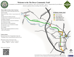 Dover Community Trail Map (2016)