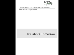 Master Plan: Land Use Analysis Chapter Presentation (2015)