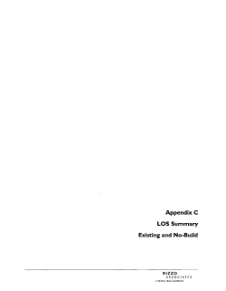 Master Plan: Transportation Rizzo Addendum Appendix C (2005)