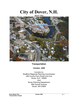 Master Plan: Transportation Chapter (2000)