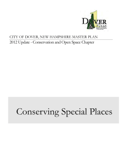Master Plan: Conservation and Open Space Chapter (2012)
