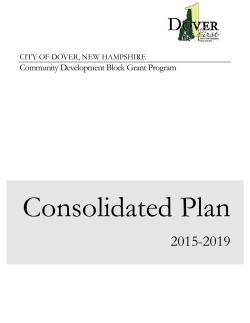 Consolidated Plan FFY 2015 through 2019 (2015)
