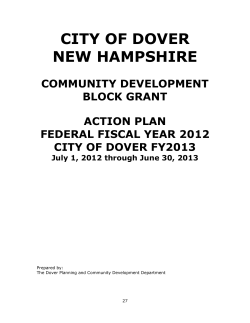 CDBG Action Plan FFY12