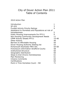 CDBG Action Plan FFY11