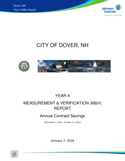 Energy Contract M V Report Contract Year Four Report (2016)