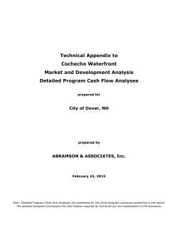 Market and Development Analysis Appendix (2015)