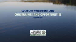 Cochecho Waterfront Land Constraints and Opportunities (2014)