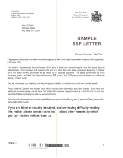 Supplemental Security Income (SSI) benefit