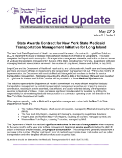 Attachment: Medicaid Update: May 2015
