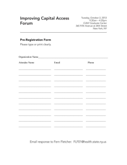 Pre-Registration Form