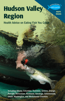 Hudson Valley Region: Health Advice on Eating the Fish You Catch