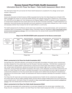Information Sheet #3: Phase Two Summary
