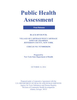 Public Health Assessment