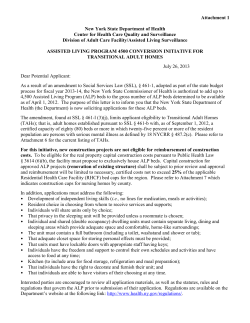 Attachment 1 - Dear Potential Applicant Letter