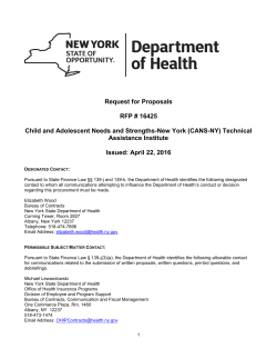 Request for Proposals