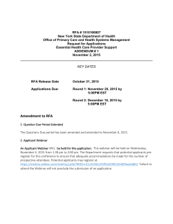 Addendum 1 - ADDED 11/02/2015