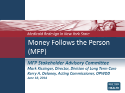 Advisory Committee June 18, 2014 Presentation