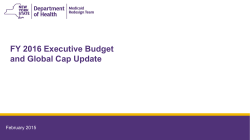 2015-2016 Executive Budget Presentation