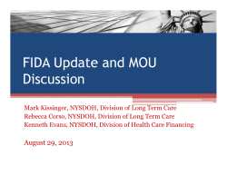 FIDA Stakeholder Meeting Presentation