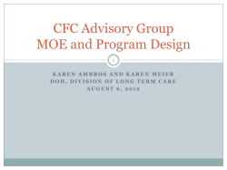 August 6, 2012 Presentation