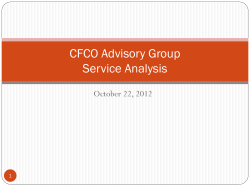 October 22, 2012 Presentation