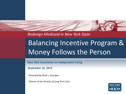 NY Association on Independent Living Presentation 9.10.13