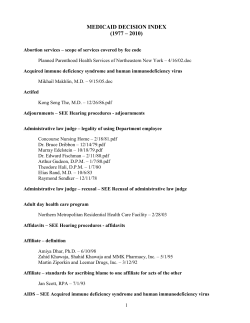 Medicaid Decisions Index