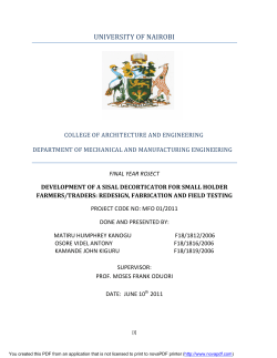 DEVELOPMENT OF A SISAL DECORTICATOR FOR SMALL HOLDER FARMERS-TRADERS.pdf