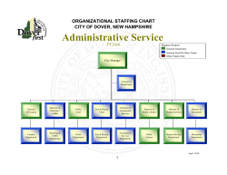 Fiscal Year 2010 Organizational Chart